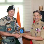 DG BSF visits PHQ holds interaction with DGP J&K & other senior officers