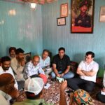 DC B’la visits remote village Naribal in Rafiabad to honour Kargil Martyr L.Naik GM. Khan (Vir Chakra)