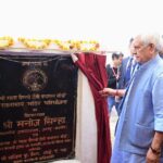 LG Sinha lays foundation stone of Sri Shankaracharya Temple, envisioned in 1960