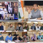 Div Com Kashmir reviews progress of transit accommodation for migrant employees