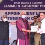 Lieutenant Governor hands over Appointment Letters to Newly Recruited Constables of Jammu Kashmir Police