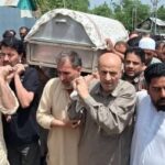 Er Rashid hints at quitting electoral politics during father’s funeral