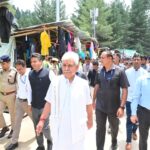Over 3.50 Lakh Devotees Perform Amarnath Yatra Darshan in 15 Days; LG Manoj Sinha Reviews Nunwan Base Camp Arrangements, Calls for Mission-Mode Services