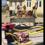 Baramulla Police seizes five motors used in illegal sand extraction at Darpora Delina