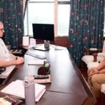 IGP Kashmir Sujit Kumar Calls on Chief Minister at Civil Secretariat