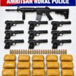 M16 rifle, 9 pistols, opium recovered; 4 held as Punjab Police dismantles arms supply networks